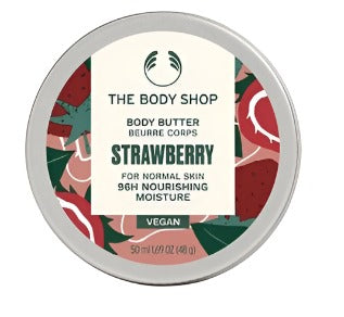 The Body Shop Body Butter Strawberry 50ml by Bodyshop