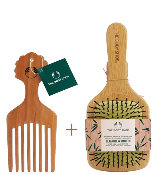 The Body Shop Bamboo Paddle Hairbrush & Comb by Bodyshop