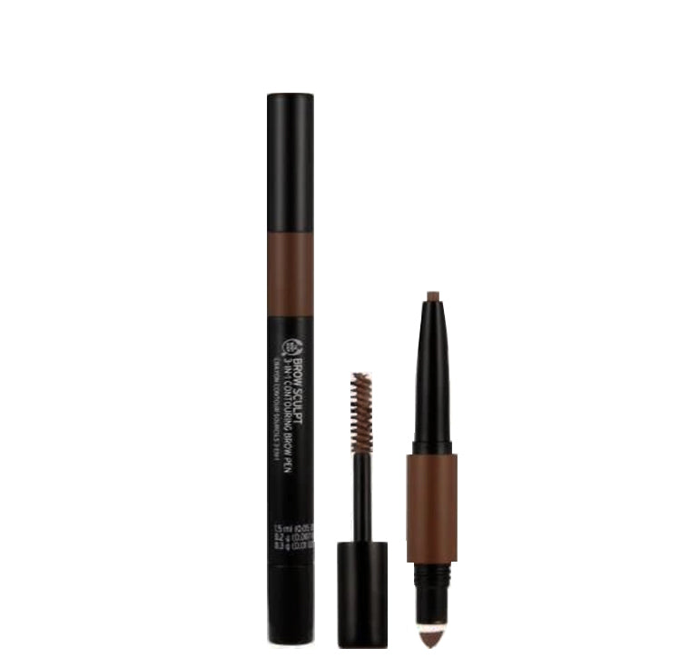 The Body Shop Brow Sculpt 3in1 Contouring Brow Pen Dark Brown by Bodyshop
