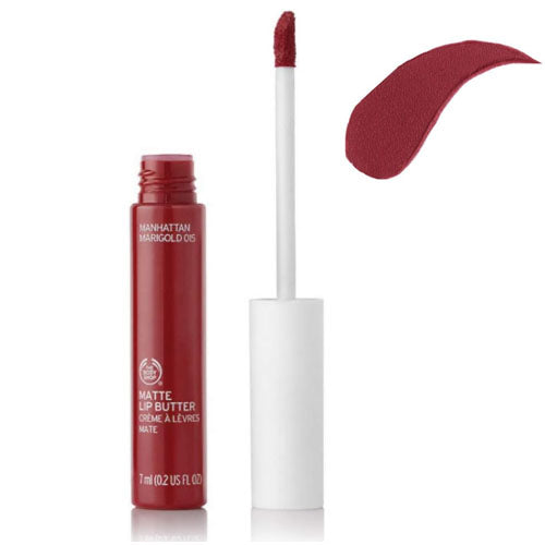 The Body Shop Lip Butter Matte Lipgloss Manhattan Marigold 015 by Bodyshop