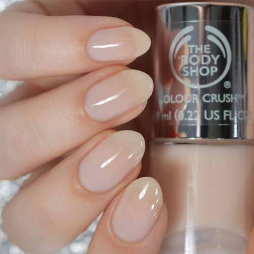 The Body Shop Colour Crush Nail Polish Pink Cream by Bodyshop