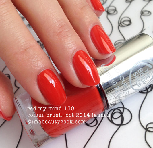 The Body Shop Colour Crush Nail Polish Red My Mind by Bodyshop
