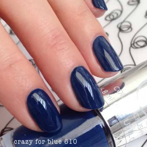 The Body Shop Colour Crush Nail Polish Crazy for Blue by Bodyshop