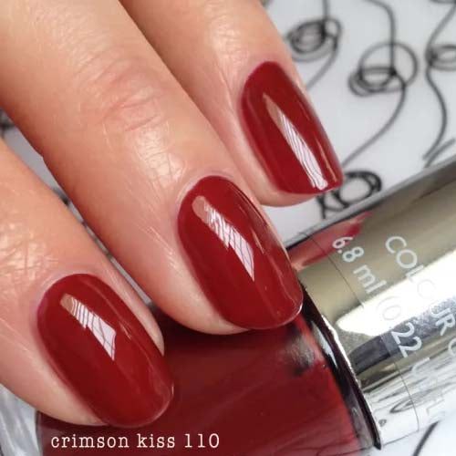 The Body Shop Colour Crush Nail Polish Crimson Kiss by Bodyshop