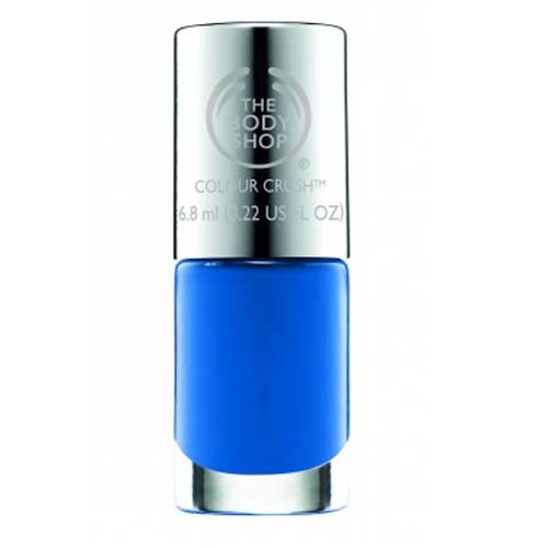 The Body Shop Colour Crush Nail Polish Mad About Blue by Bodyshop