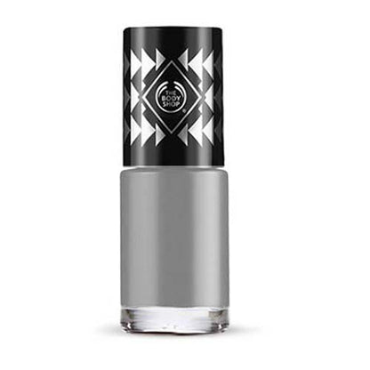 The Body Shop Colour Crush Nail Polish Metallic Silver by Bodyshop