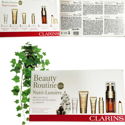 Clarins Double Serum and Nutri-Lumiere Boxed Mini Gift Set