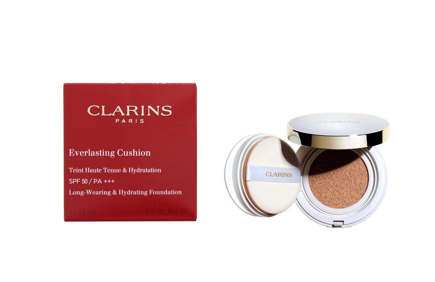 Clarins Everlasting Cushion Foundation Sand 108