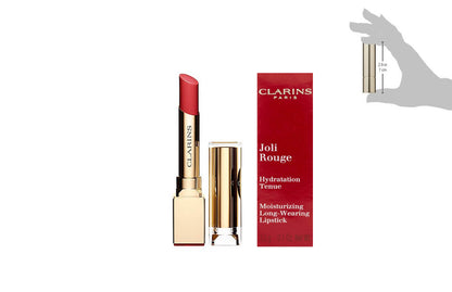 Clarins Rouge Eclat Satin Finish Age Defying Lipstick Tropical Pink 04