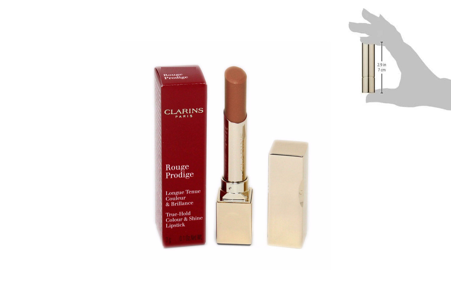 Clarins Rouge Prodige True Hold Lipstick Praline 124