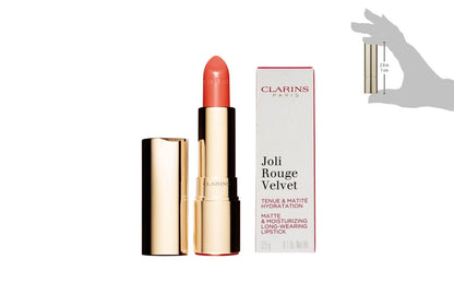 Clarins Joli Rouge Velvet Lipstick Papaya 711v