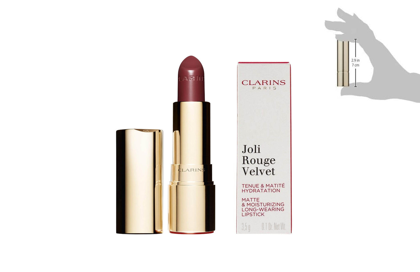 Clarins Joli Rouge Lipstick Spicy Cinnamon 737v