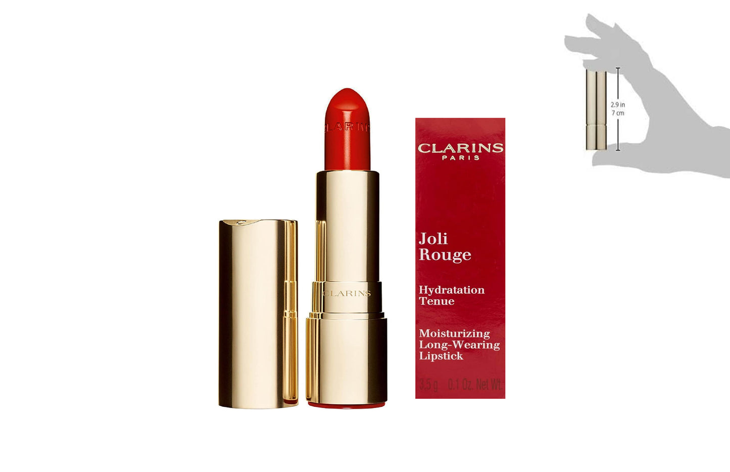 Clarins Joli Rouge Lipstick Red Orange 741