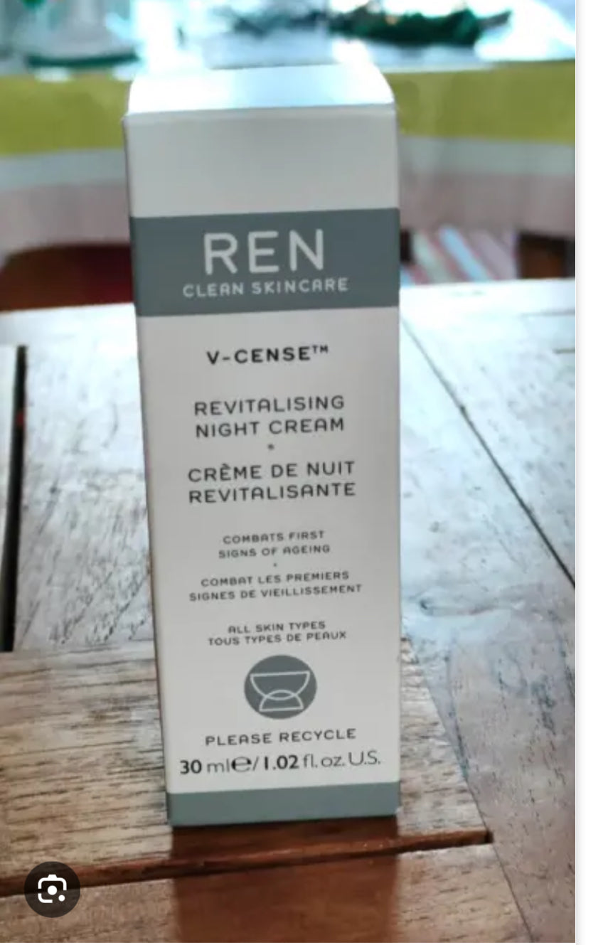 REN Clean Skincare V-Cense Revitalising Night Cream 30ml