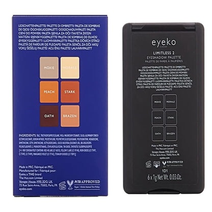 Eyeko Limitless Eyeshadow Palette 2 Medium Nude-toned