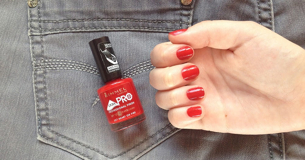 Rimmel Salon Pro Nail Polish Heart on Fire 327