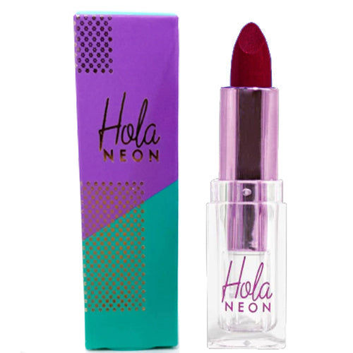 Hola Neon Tinted Lipstick Balm - Wine Me, Cruelty Free