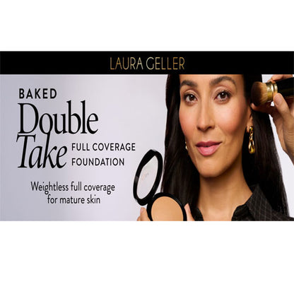 LAURA GELLER Double Take Baked Full Coverage Foundation in Medium