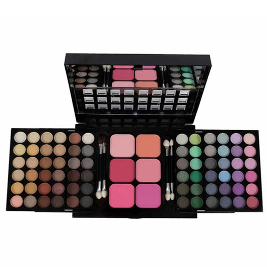 Huge 54 Matte & Shimmer Eyeshadow & Blusher Mirror Set + 4 Applicators