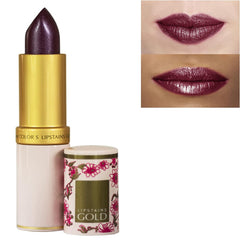 Lipstains Gold Lipstick in Plum