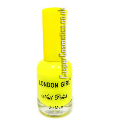 London Girl Nail Varnish in Ultra Neon Yellow