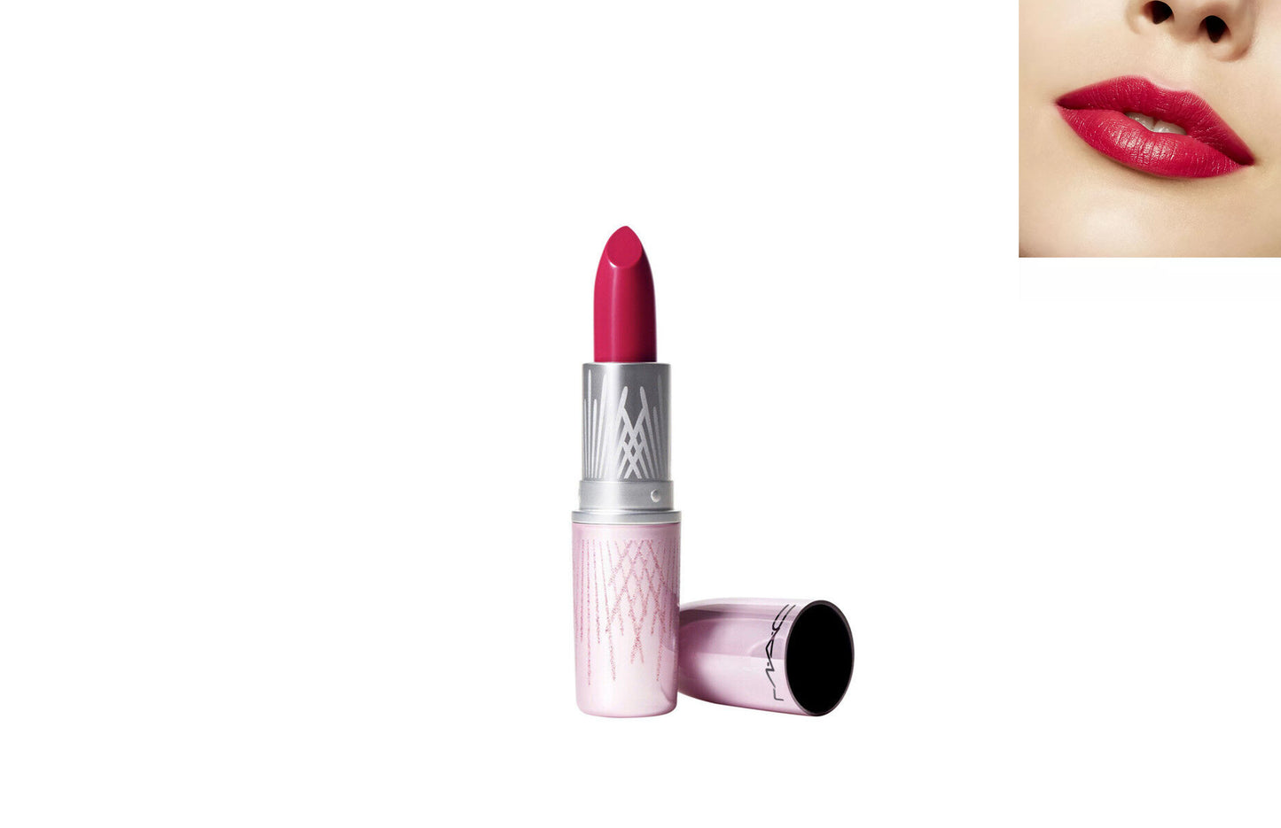 Mac Lipstick Frosted Firework Heart Goes Boom