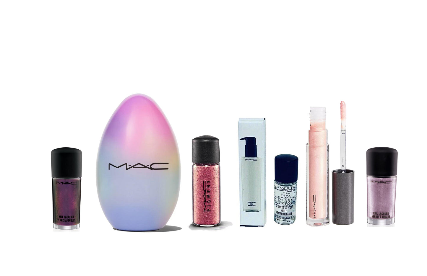 MAC Beauty Egg 6pc Giftset inc Full Size Products