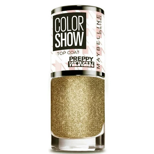 Maybelline Colour Show Glitter Nail Varnish Top Coat Tweedy 473