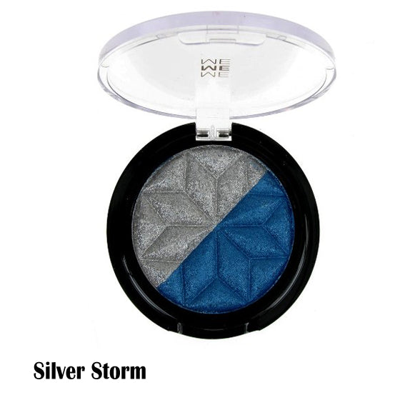 MeMeMe Metallic Duo 6hr Eyeshadow Silver Storm