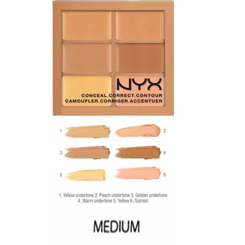 NYX Professional Concealer Palette Medium