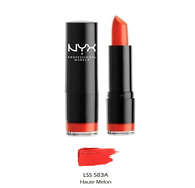 NYX Professional Lip Smacking Round Lipstick, Haute Melon