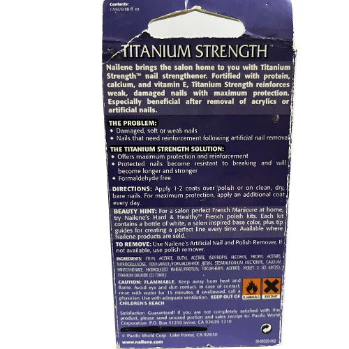 Nailene Titanium Strength Nail Strengthener Weak, Damaged Nails