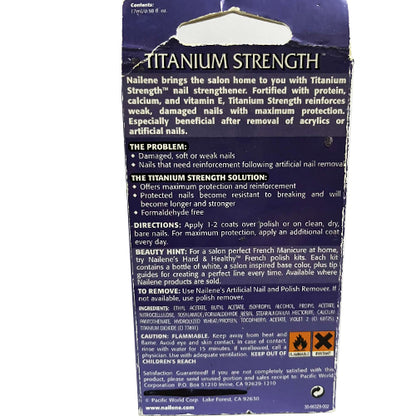 Nailene Titanium Strength Nail Strengthener Weak, Damaged Nails