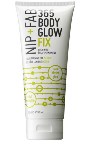 NIP+FAB 365 Body Glow Fix Clear Tanning Gel Medium 200ml