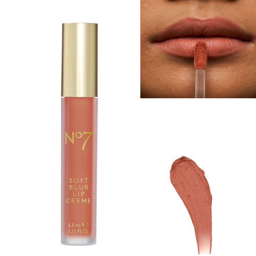 No7 Soft Blur Lip Creme 7ml Peach Nude