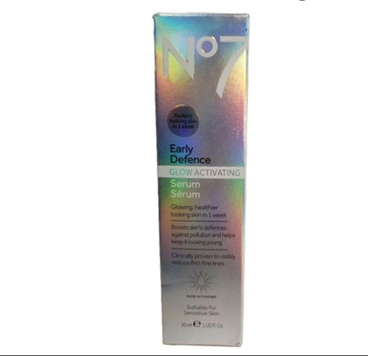 No7 Early Defence Glow Activating Serum 30ml