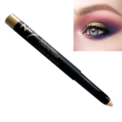 No7 Metallic Eye Shader Pencil Crayon in Galactic Gold