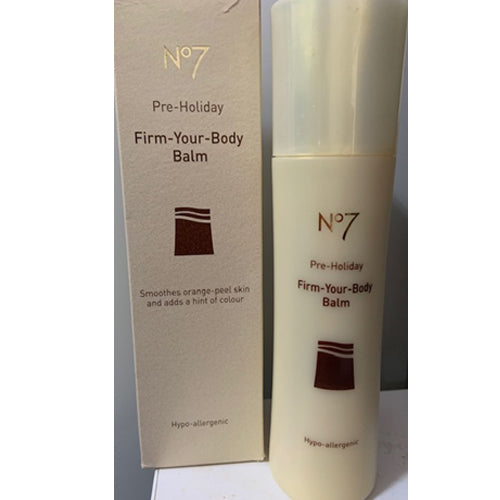 No7 Pre-Holiday Firm Your Body Balm Smoothes Orange Peel - 200ml