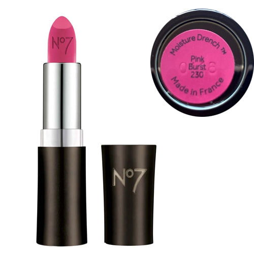 No7 Moisture Drench Lipstick Pink Burst 230