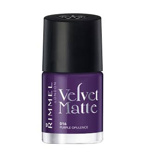 Rimmel Velvet Matte Nail Polish Purple Opulence 016