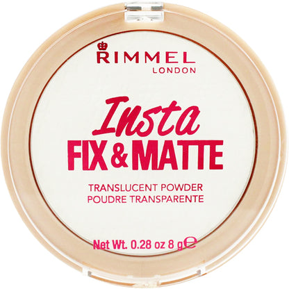 Rimmel Insta Fix & Matte Translucent Pressed Powder 001
