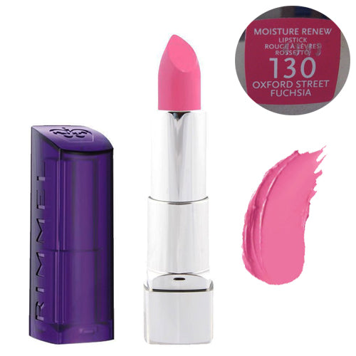 Rimmel Moisture Renew Lipstick Oxford Street Fuchsia 130