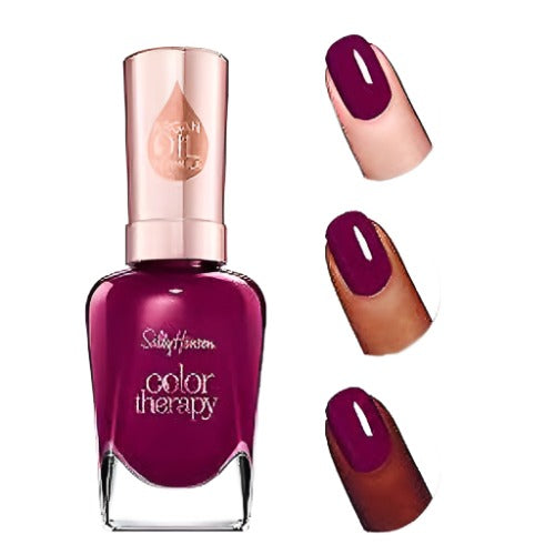 Sally Hansen Colour Therapy Colour Nail Varnish Calming Cranberry 505