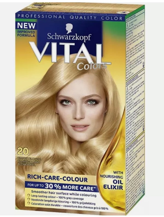 Schwarzkopf Professional Vital Hair Colour Honey Blonde 20