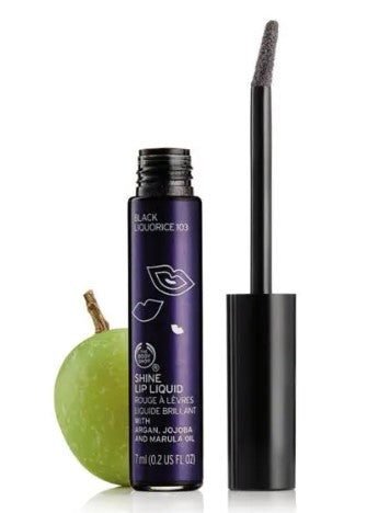 The Body Shop Lip Liquid Shine Lipgloss Black Liquorice 103 by Bodyshop