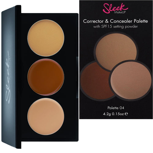 Sleek Makeup Corrector and Concealer Palette 04