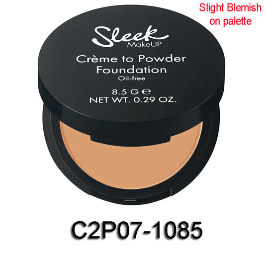Sleek Make Up Creme to Powder Foundation Oil Free & Matte C2P07-1085