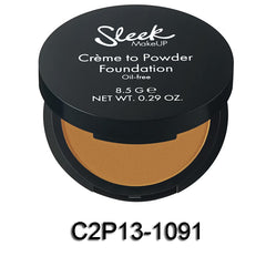 Sleek Make Up Creme to Powder Foundation Oil Free & Matte C2P13-1091