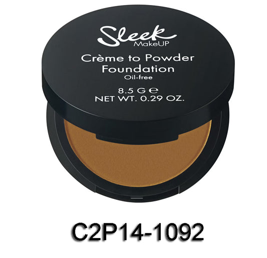 Sleek Make Up Creme to Powder Foundation Oil Free & Matte C2P14-1092