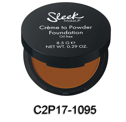 Sleek Make Up Creme to Powder Foundation Oil Free & Matte C2P17-1095